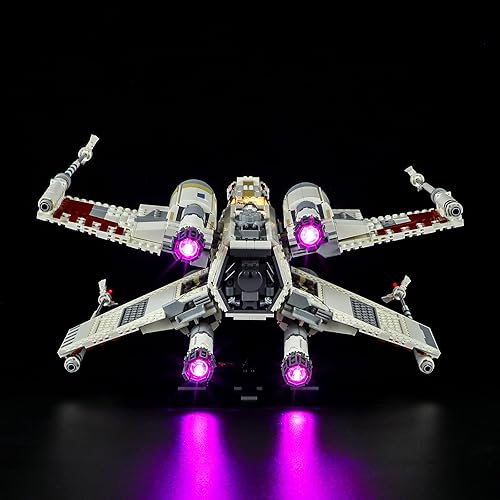 Miniatura 2 de BRIKSMAX Kit de iluminación LED para LEGO-75355 X-Wing Starfighter - Compatible con el modelo de bloques de construcción de Lego Star Wars, no