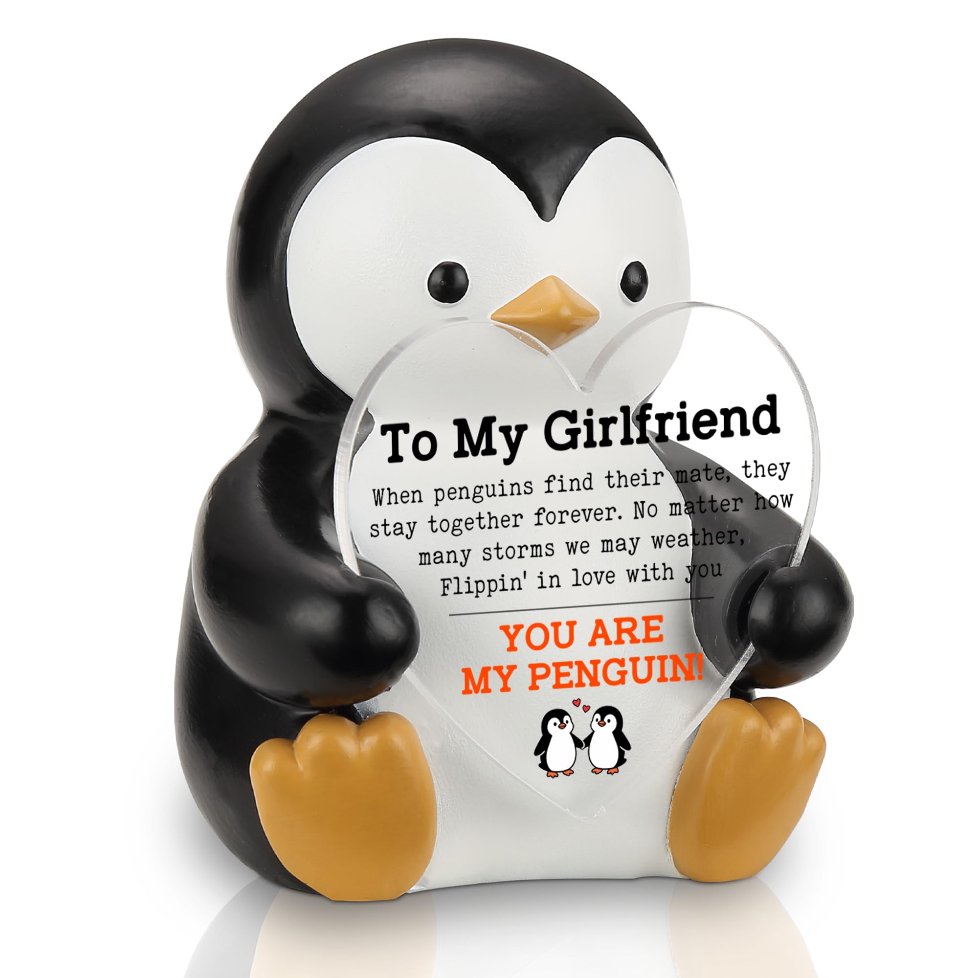 Figurine pingouin CINRLLA CRB902 : cadeau romantique original pour anniversaire de petite amie