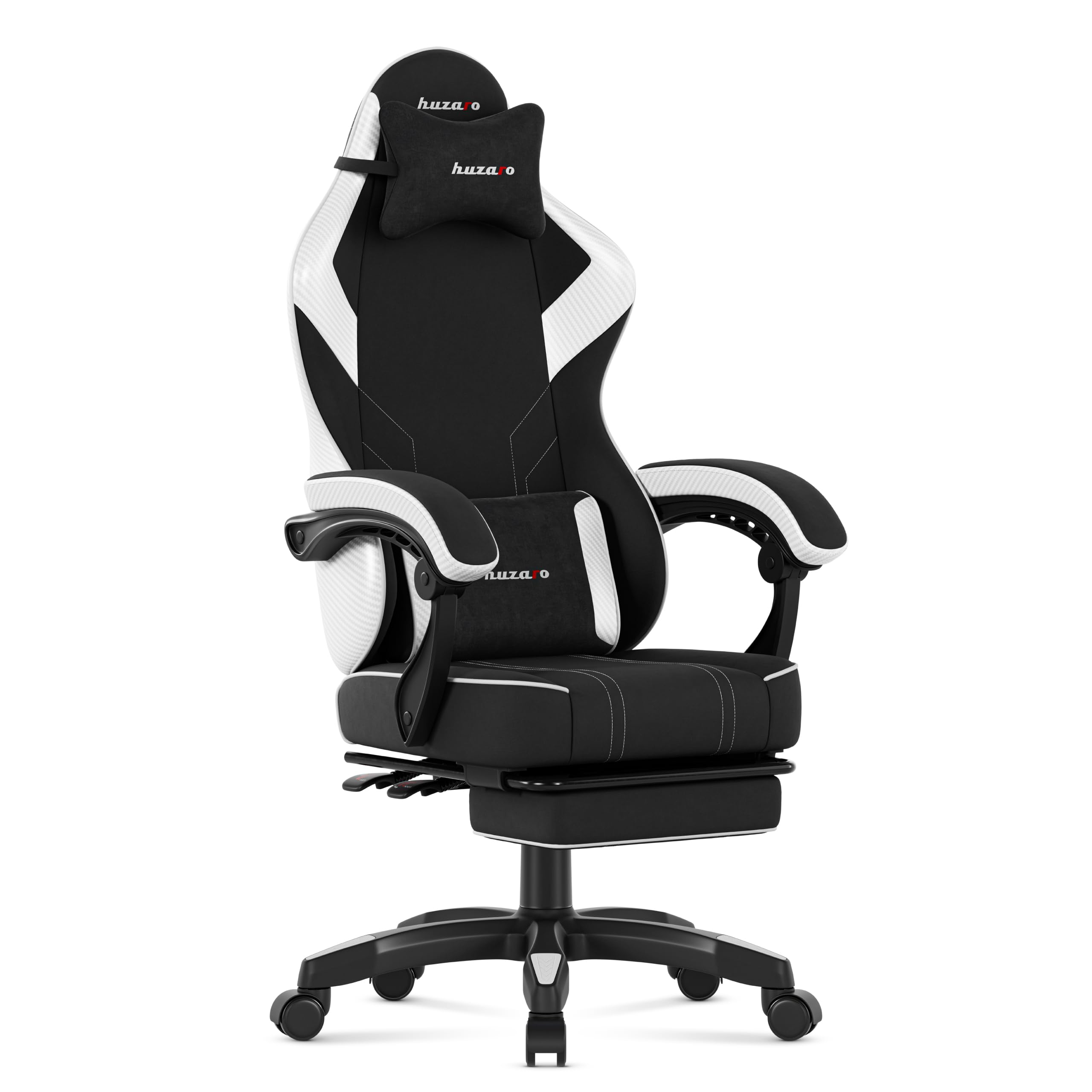 huzaro Force 3.7 Chaise Gaming Ergonomique, Dossier Inclinable, Blanc