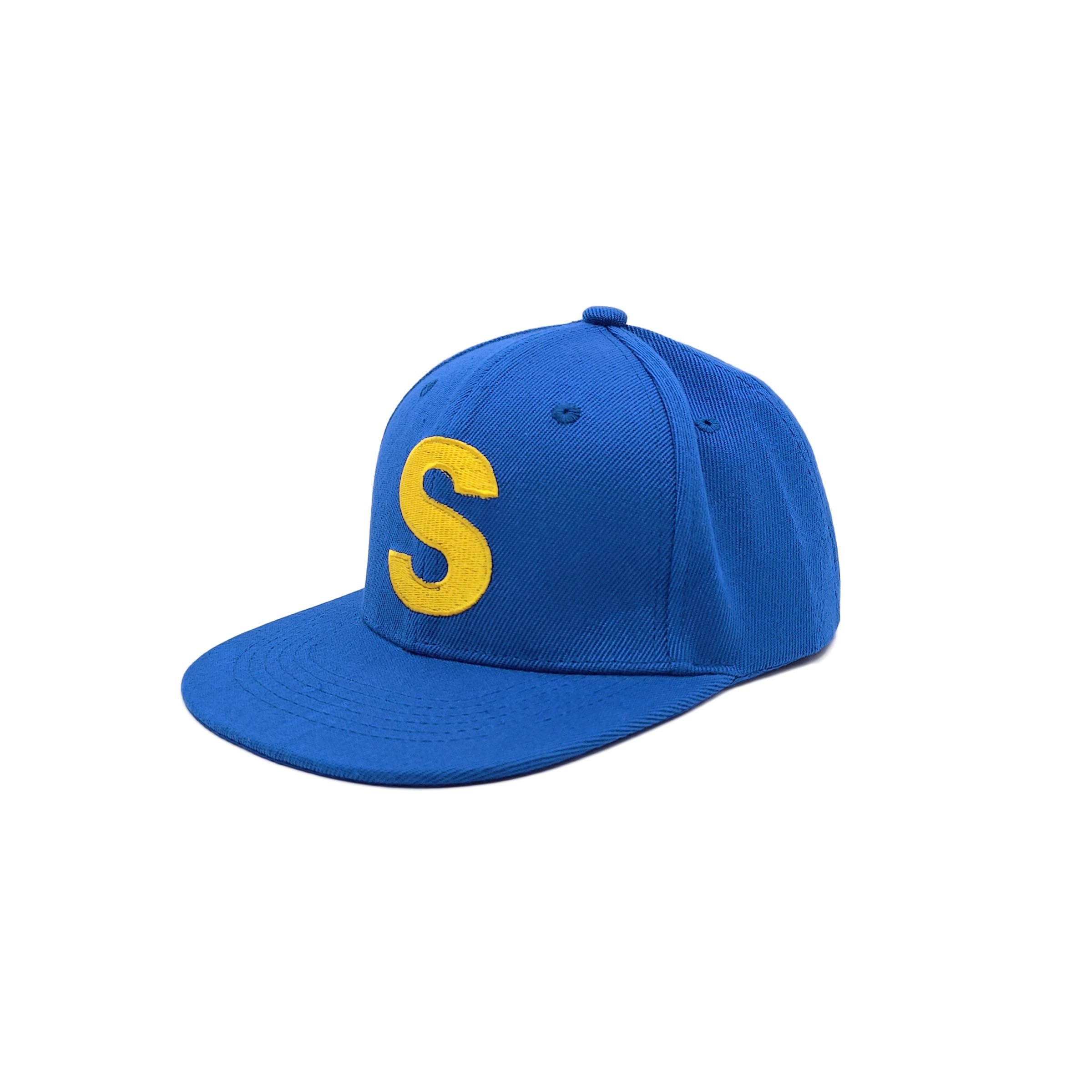 ASVP Shop Casquettes pour Enfants Rouge Bleu Vert avec Bande Réglable et Lettre Brodée Costume