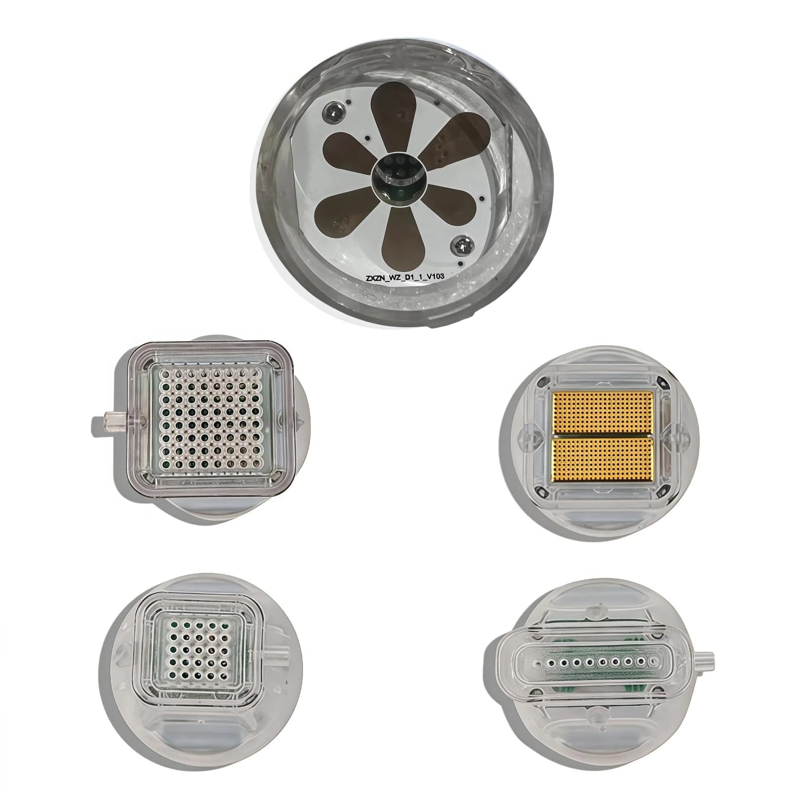 Reemplazo Desechable Rejilla De Circuito En Forma De Flor Punta De Reemplazo Para Dispositivo De Belleza RF Pack De 5pcs-25 pin