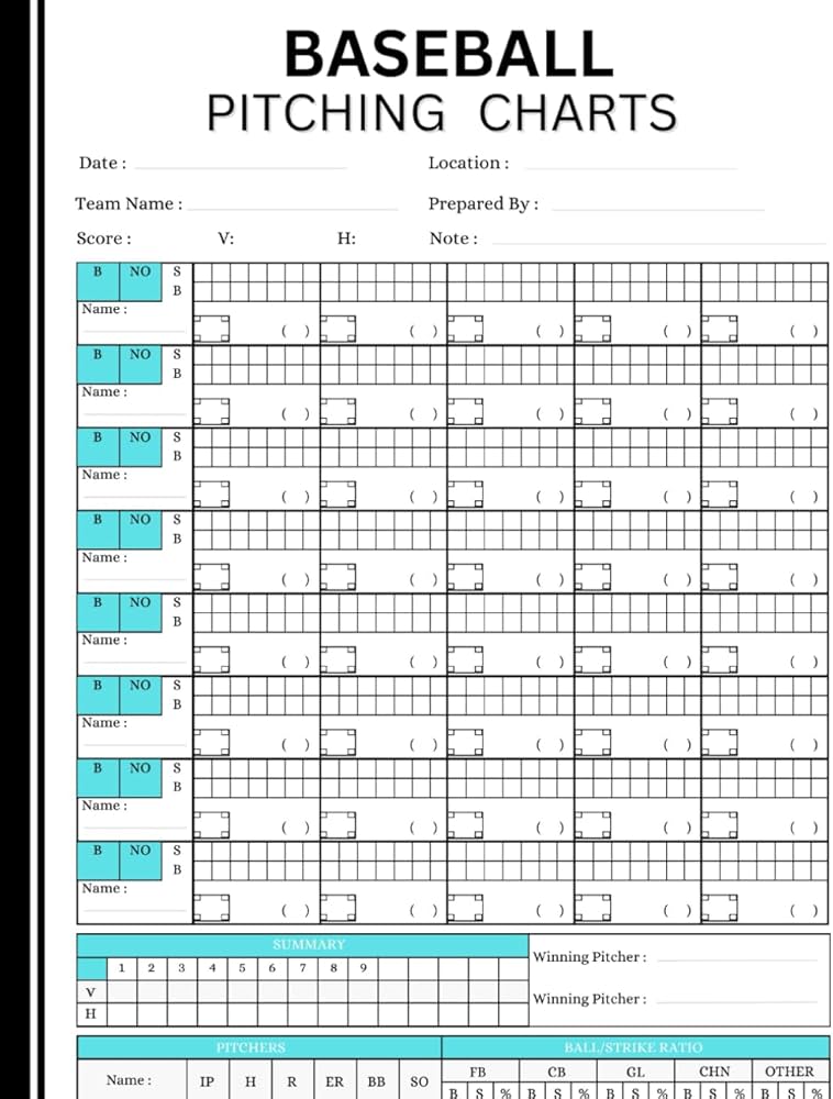 baseball-pitching-charts-tracking-and-analyzing-pitching-performance-pitching-statistics-organizer-preparation-and-performance-log-moda-tassymart-amazon-com-books for Free Printable Softball Pitching Charts Baseball Pitching Charts: Tracking and Analyzing Pitching Performance | Pitching Statistics Organizer | Preparation and Performance Log: Moda, Tassymart: Amazon.com: Books for Free Printable Softball Pitching Charts