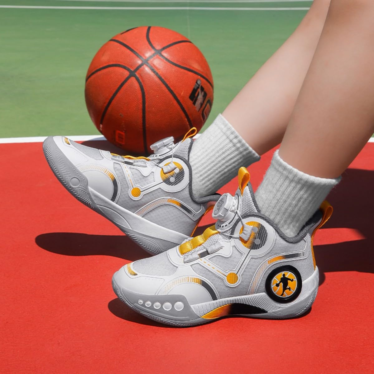 Basketballschuhe für Jungen und Mädchen Basketballschuhe für Kinder KindersportschuheTrainer Komfort Tennis Laufschuhe