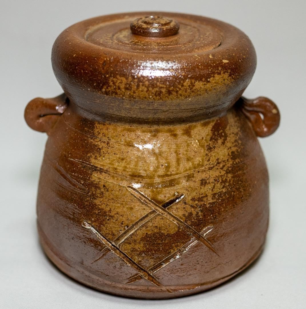 美品 【 茶道具 】 木村長十郎 友敬作 備前焼 水指 共箱 共布付 Amazon.co.jp: 木村長十郎友敬 備前肩衝茶入 共箱興楽園木村純雄