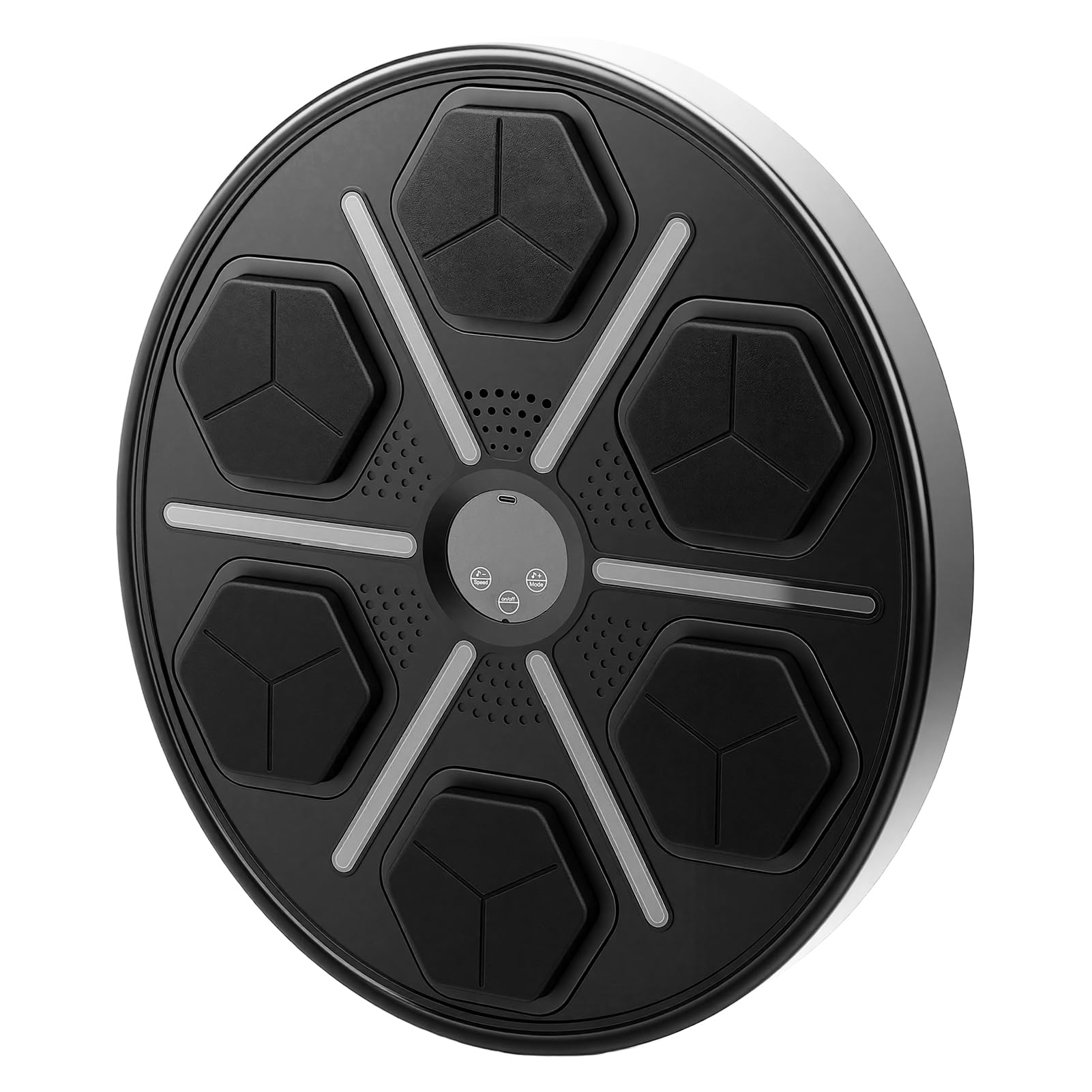 Máquina de Boxeo Musical Interactiva para Adultos Montada en la Pared con Lista de Reproducción BT Sync para Entrenamiento Respuesta Rápida Juegos Fiesta en Gimn