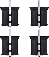 Vista 12 de Bolsas de peso para carpa emergente, pesos para patas de servicio pesado 1680D, bolsas de arena para refugio solar instantáneo al aire 340 libras