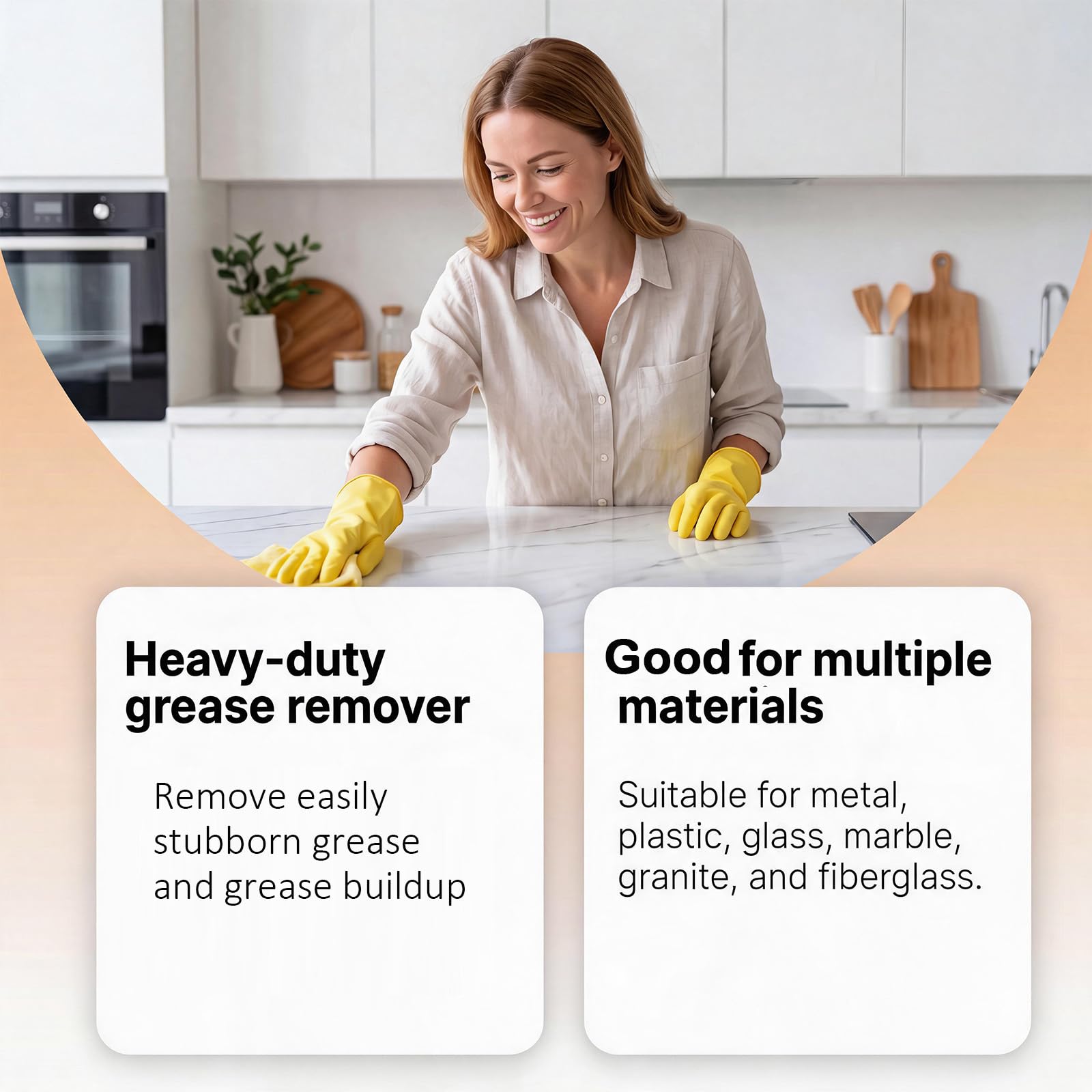 Küchenentfetter Heavy Duty Spray, Multi-Surface-Fettentferner, Mehrzweck-Küchengeräte-Schaumreiniger, Haushaltsgeräte-Reinigungsspray, schnell wirkender Grillreiniger. (5pcs)