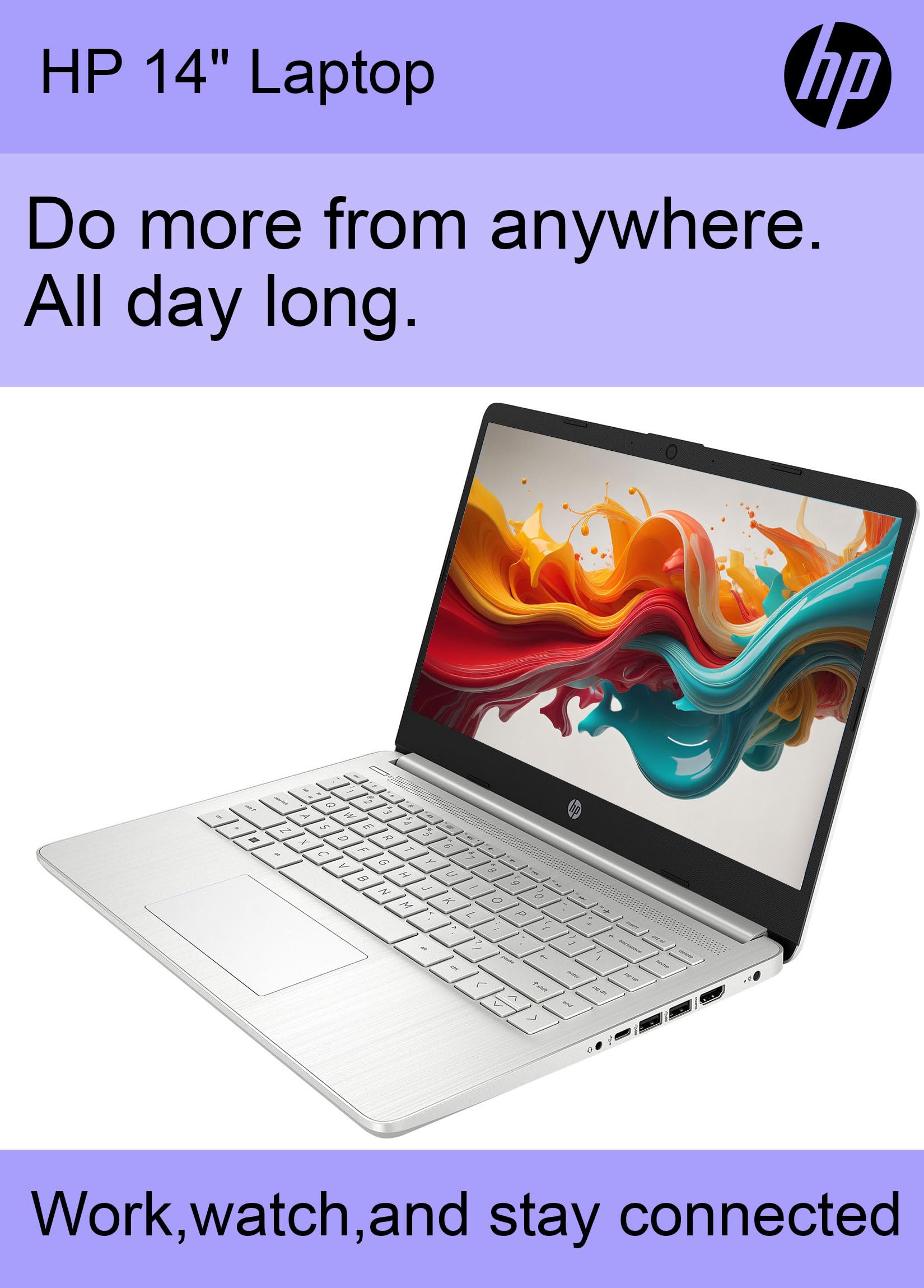 Amazon.com: HP 14 HD Laptop - Windows 11 Intel Quad-Core N4120