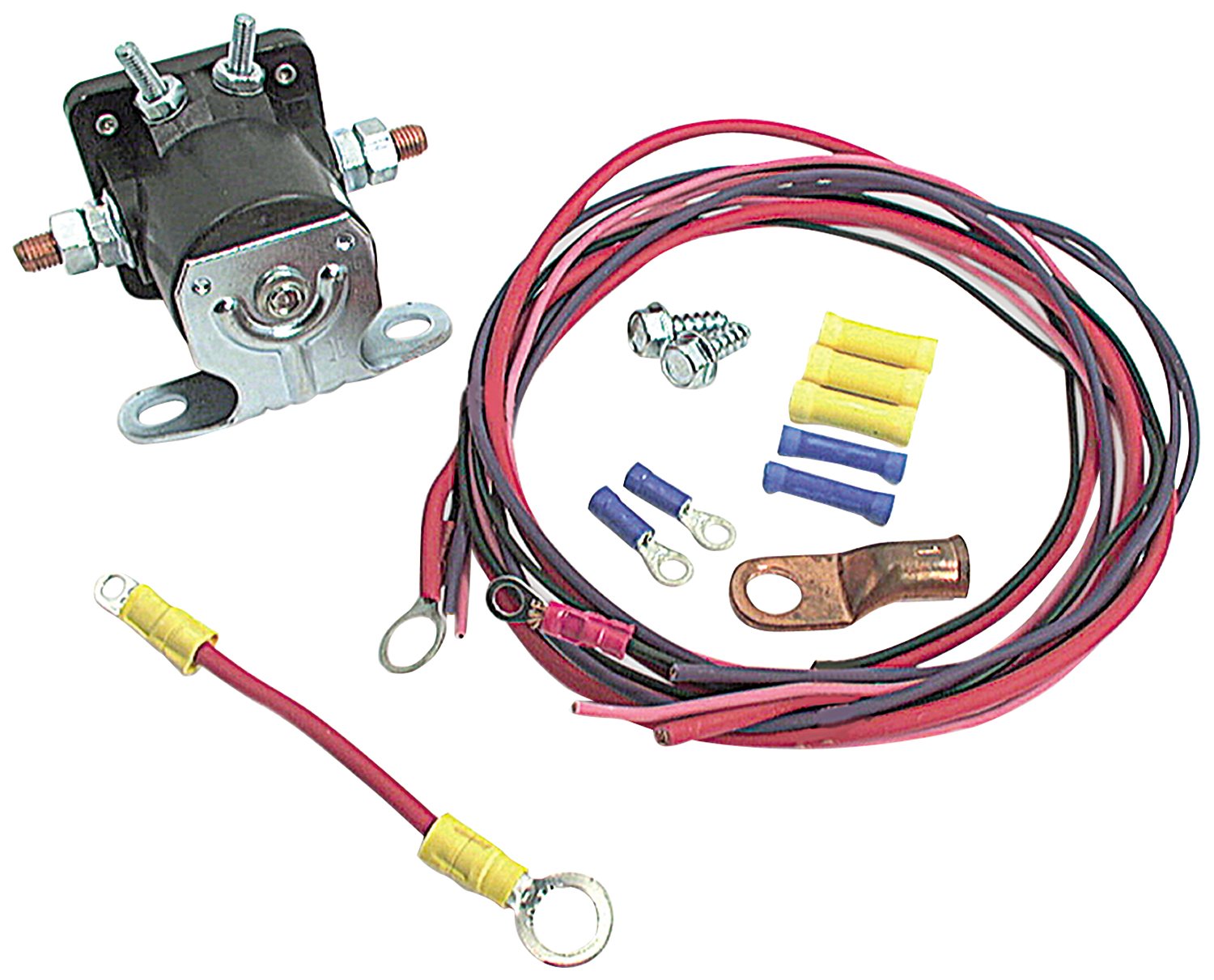 Allstar Performance ALL76202 Solenoid Relocation Kit with Wiring Harness