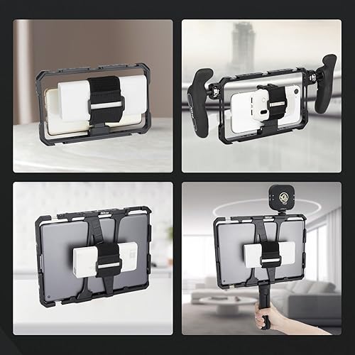 Miniatura 7 de Nitze Correa de banco de energía, soporte de banco de energía con tornillos de 1/4" para equipos de cámara y monitor - N22-C1