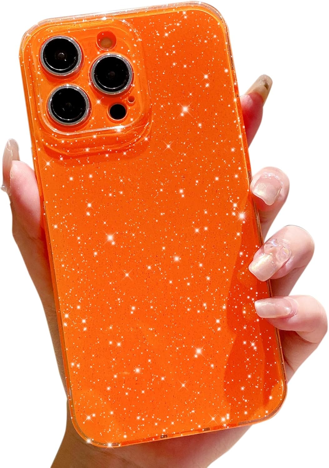 OWLSTAR Cute Glitter Phone Case for iPhone 13 Pro Max 6.7