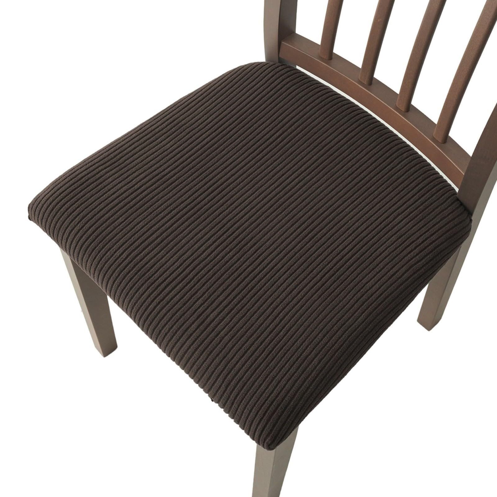 NMVAWIPT Seat Covers For Dining Chairs, Mid Century Modern Stretch Chair Cushion, For Dinings Room Kitchen Hotel Slipcovers(8#,6 Set)