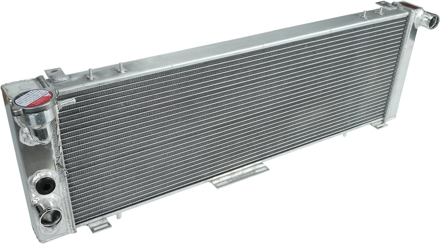 3 Row Full Aluminum Radiator Compatible with 1991-2001 J-eep Cherokee XJ Comanche 2.5L L4 4.0L L6 AT/MT