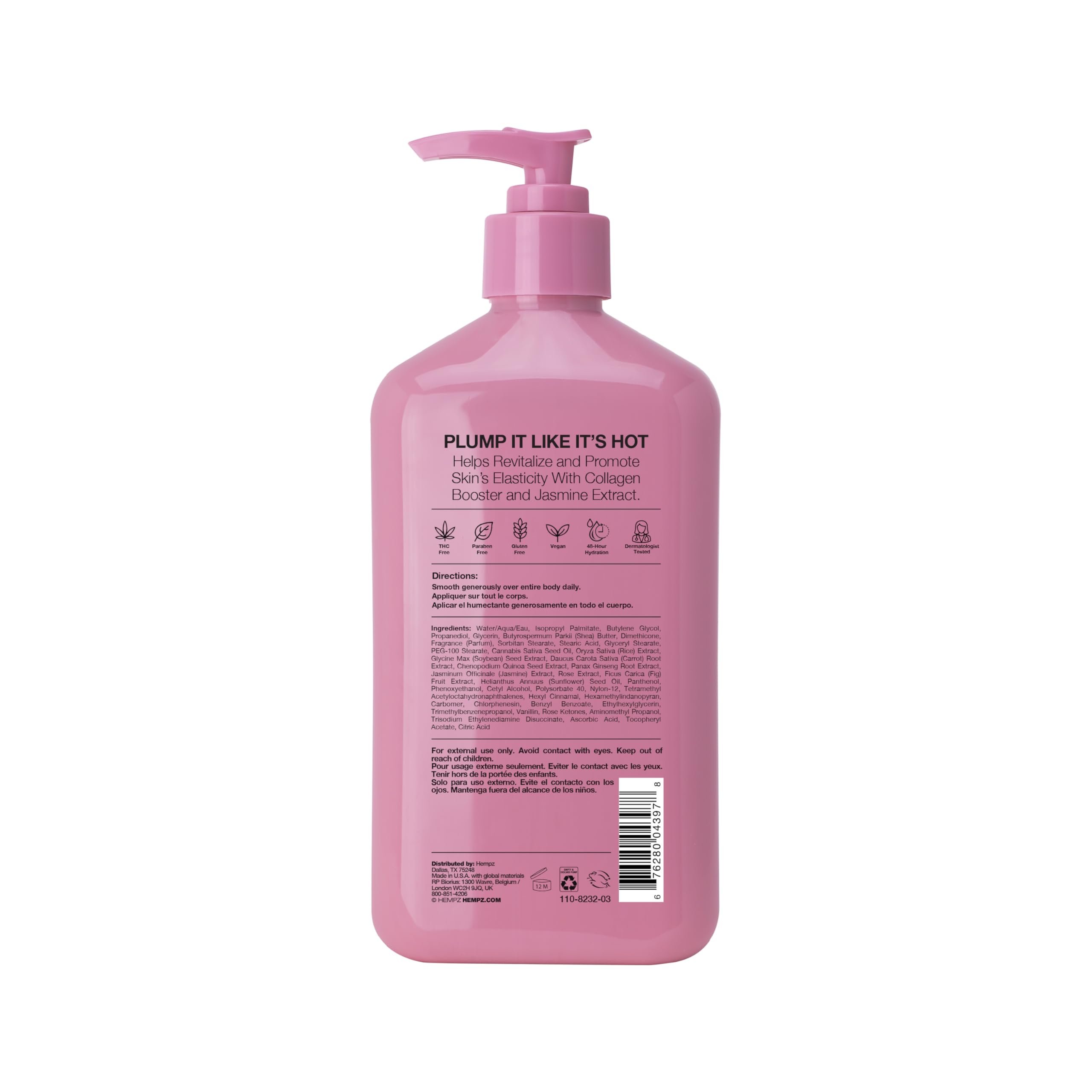 Amazon.com : Hempz Sweet Jasmine & Rose Herbal Body Moisturizer