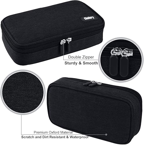 Miniatura 3 de Chelory Estuche para Lápices de Gran Capacidad, Bolsa Grande para Lápices, Estuche para Bolígrafos, Porta Lápices y Marcadores, Bolsa de