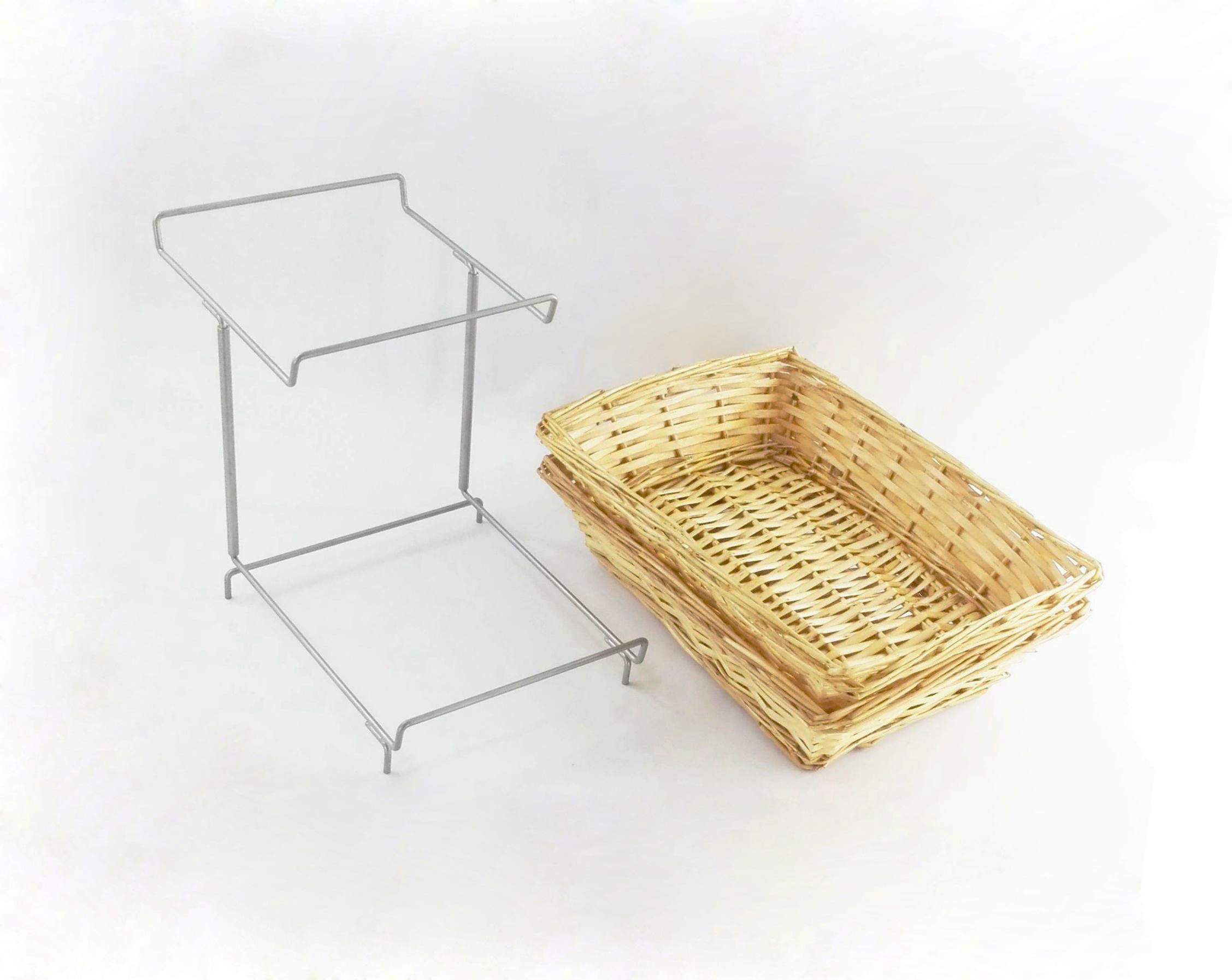 Buy FixtureDisplays TwoTier Display Rack for Counters with 2 Plastic