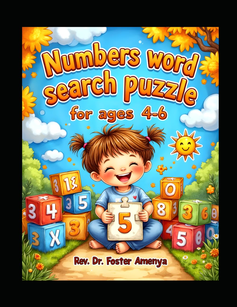 Numbers word seach Puzzle for ages 4-6 by Rev Dr Foster Amenya