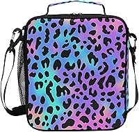 Vista 7 de MNSRUU Lunch Bags for Boys Girls, Wolf Reusable Insulated Lunch Box Thermal Meal Tote Kit, Cooler Bag Organizer with Adjustable Shoulder Strap