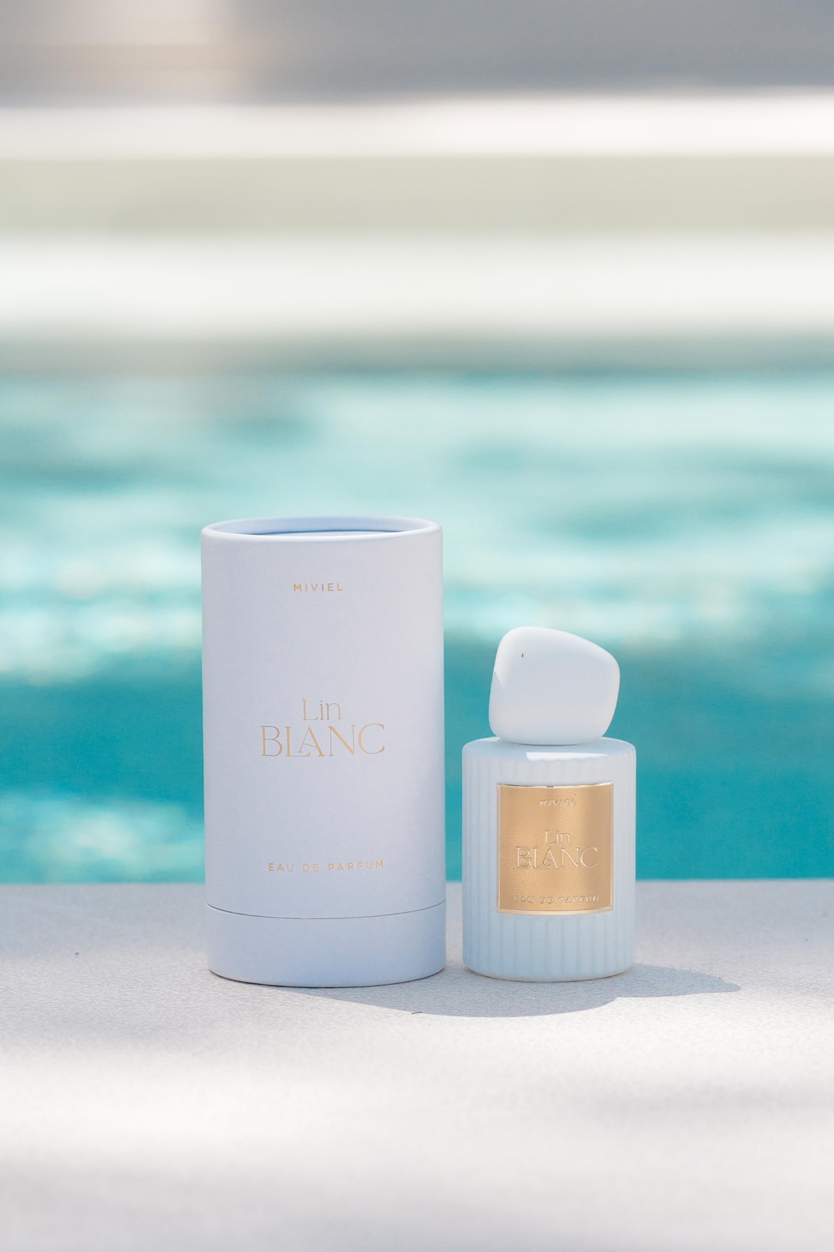 LIN BLANC Eau de Parfum 50ml – Exklusiver Damen-Duft mit Baumwolle, Bergamotte, weißem Oud & Kaschmir