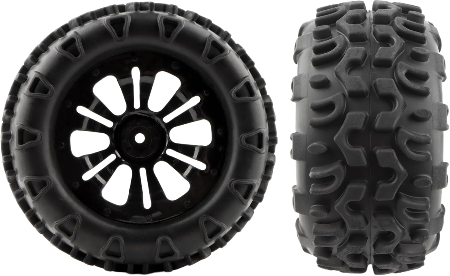 RC Car Wheels Tires TH-4006 Accessories Spare Parts for 1：10 Scale Brushless Thunder Truck
