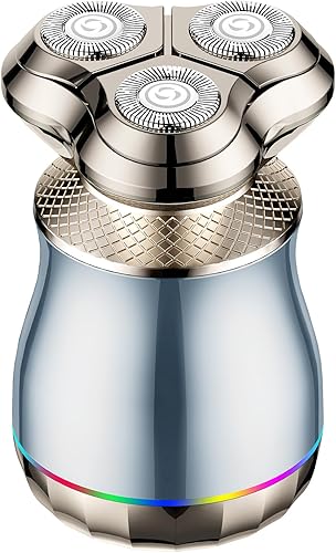 Maquinilla de afeitar eléctrica para hombres, afeitadora flotante 3D con alta velocidad de 9000 RPM, IPX7 impermeable, duración de la batería de 60 disponible en Yaxa Colombia