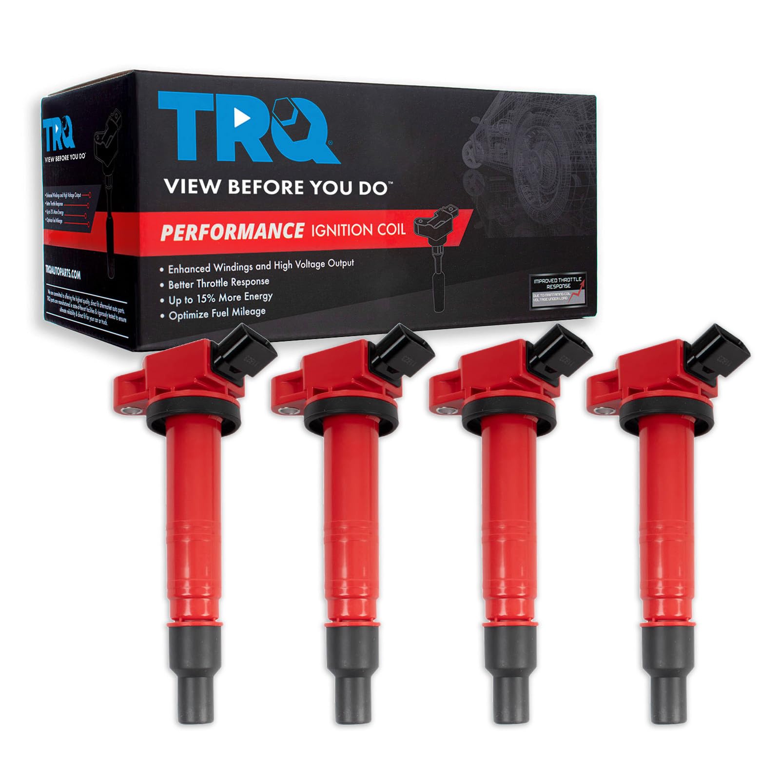 khidekon297935 XB 1/10 トヨタ レーシング Amazon.com: TRQ Performance Ignition Coil Set 4 Piece High