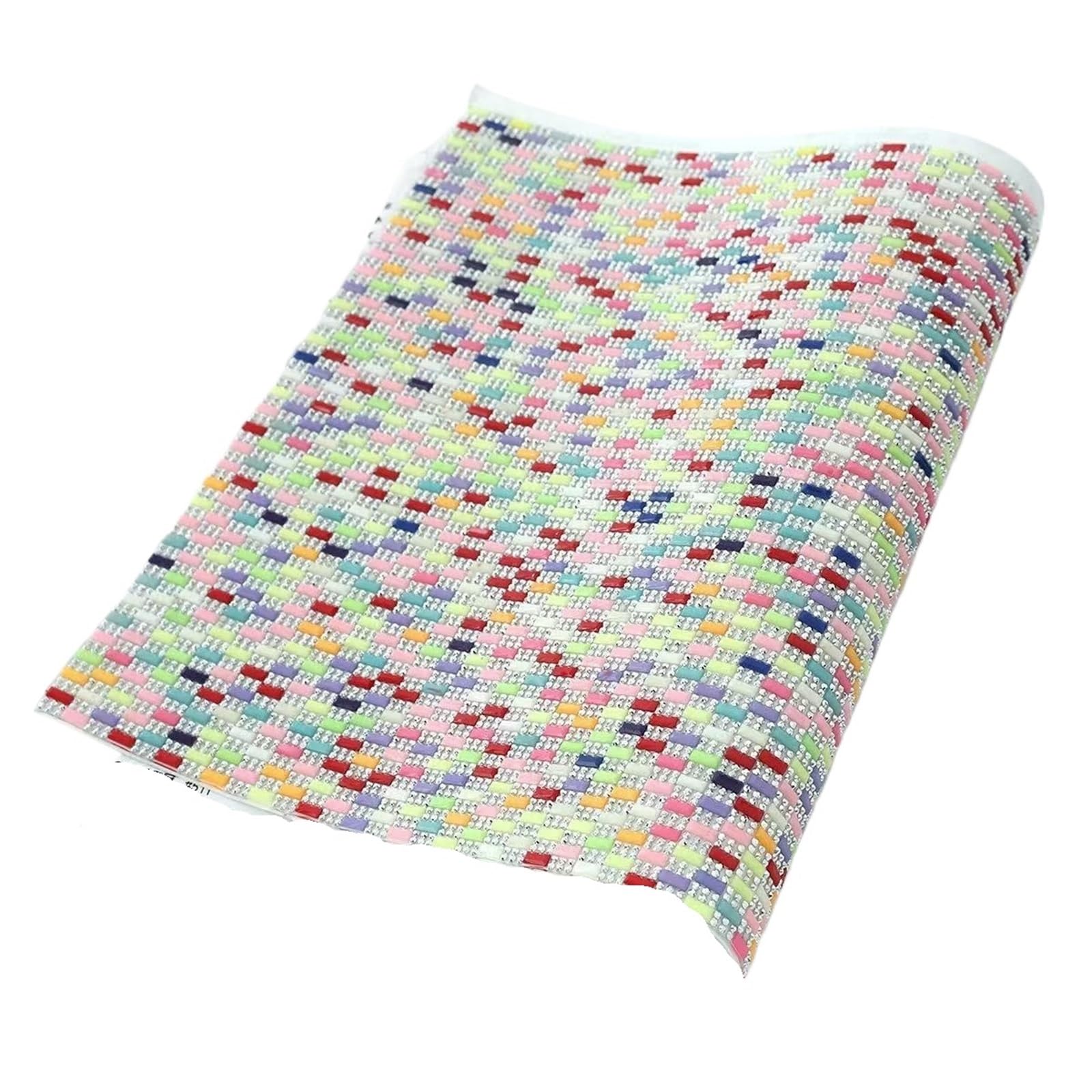 DIY kolorowy rolka, dekoracja domu, samoprzylepna taśma z kryształu górskiego do rękodzieła, papier do pakowania prezentów (jasny kolor)