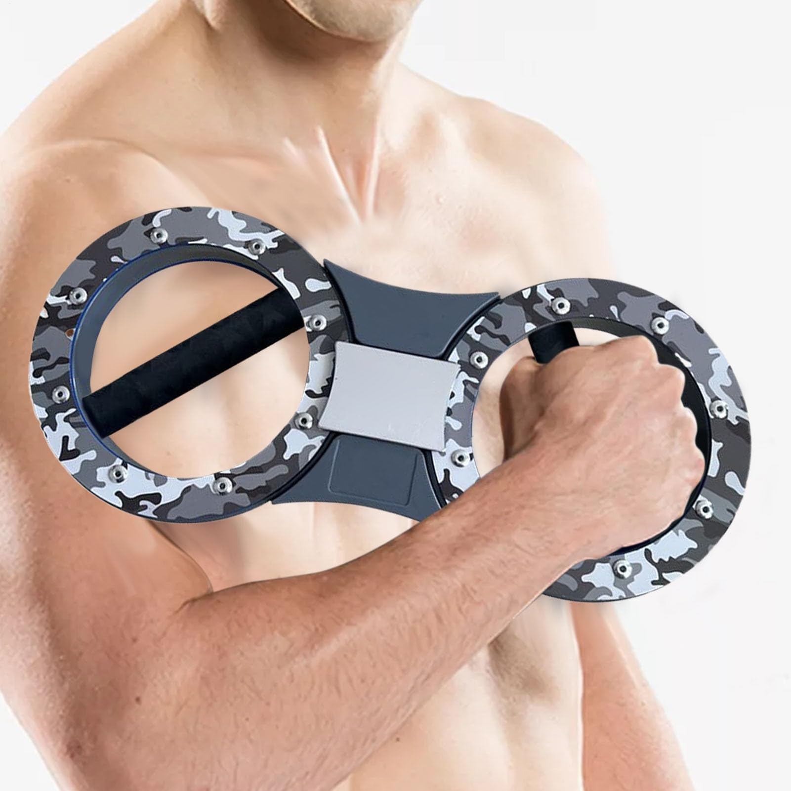 Appareil d'exercice d'avant-bras, appareil d'entraînement de force musculaire réglable, résistant, équipement de fitness robuste, accessoires de gym multifonctionnels pour entraînement d'exercice