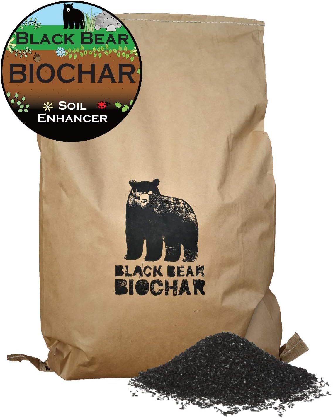 Premium 100% Biochar - Soil Enhancer (5 kg)