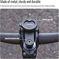 Vista 8 de sincetop Soporte universal de teléfono para bicicleta, soporte de teléfono con tapa de vástago de aluminio para bicicletas de montaña y carretera