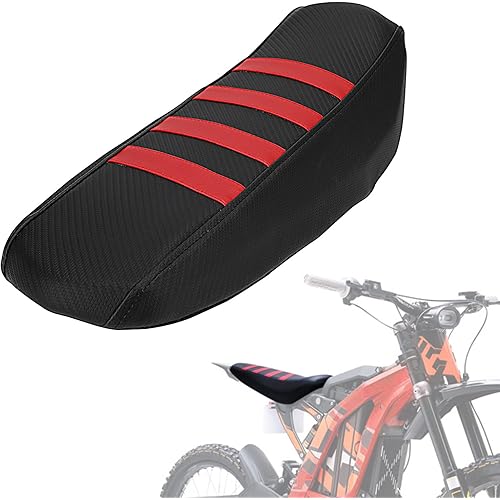 Dirt Bike Seat Cover for Surron Sur Ron LBX Electric Bike Red,High Elastic Leather