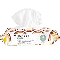 Vista 25 de The Honest Company - Toallitas hipoalergénicas de uso múltiple para bebé para piel sensible, flor de rosa, 60