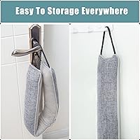 Vista 7 de Marwood Tapón para debajo de la puerta de 30 pulgadas, tapón de viento para puerta y ventana, tapón de aire francés con peso para puerta delantera