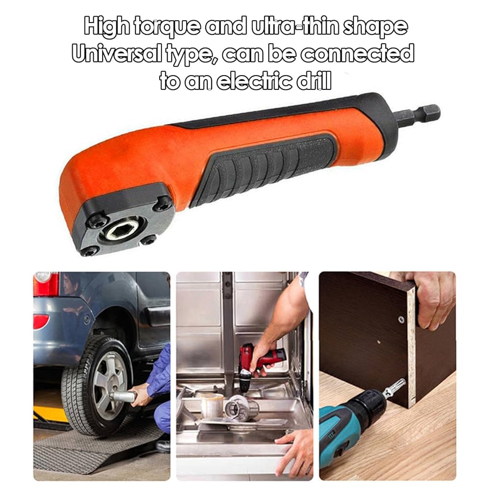 Amazon | コーナー電動ドリルビット、90度インパクトドリル