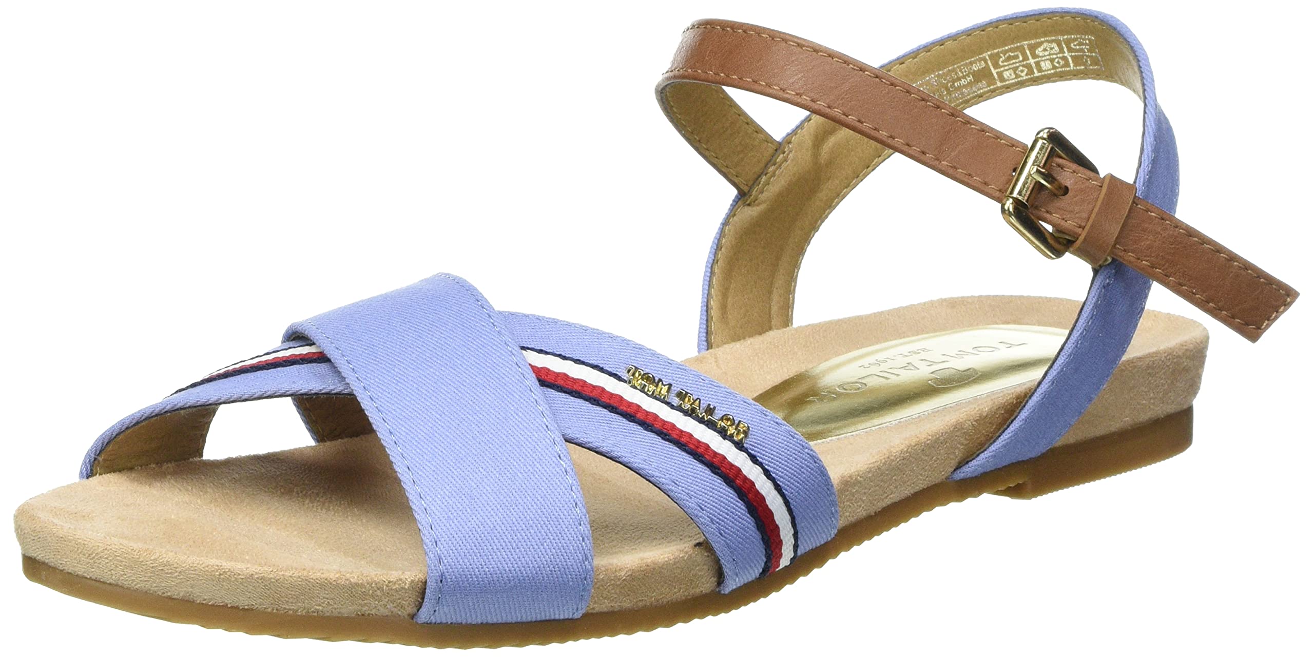 Tom Tailor Women's 1192201 Sandal, Blue, 7.5 UK