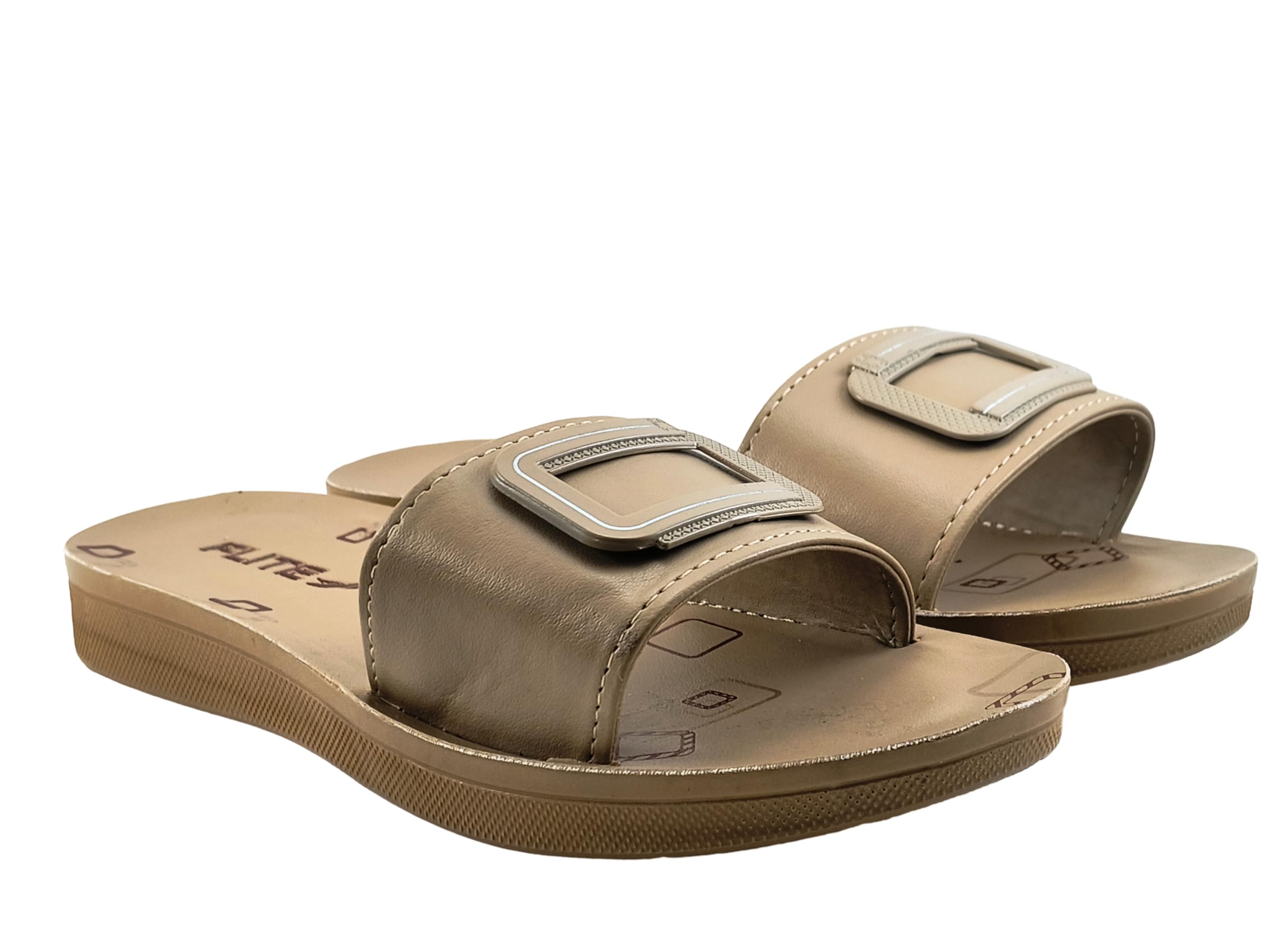 flite PUL 184 Women's PU Slide Flip-Flops | Open-Toe & Slip-On Design | Soft Cushioned, Lightweight & Non-Slip Sandals | Comfortable Daily Use Chappals-picture-25