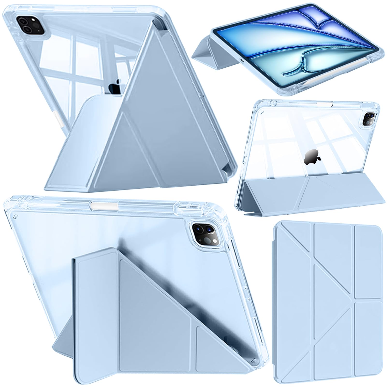 JETech Custodia Rotante per iPad Pro 11 Pollici 2022/2021 (4a/3a Gen) con Portapenne, Protezione con Rotazione a 360 Gradi Supporto Cover Chiaro Retro, Auto Svegliati/Sonno (Argento JETech Custodia Rotante per iPad Pro 11 Pollici 2022/2021 (4a/3a Gen) con Portapenne, Protezione con Rotazione a 360 Gradi Supporto Cover Chiaro Retro, Auto Svegliati/Sonno (Argento