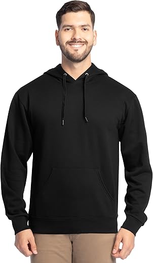 Fruit of the Loom Men's Eversoft Fleece Pullover Hooded Sweatshirt, Moisture Wicking & Breathable