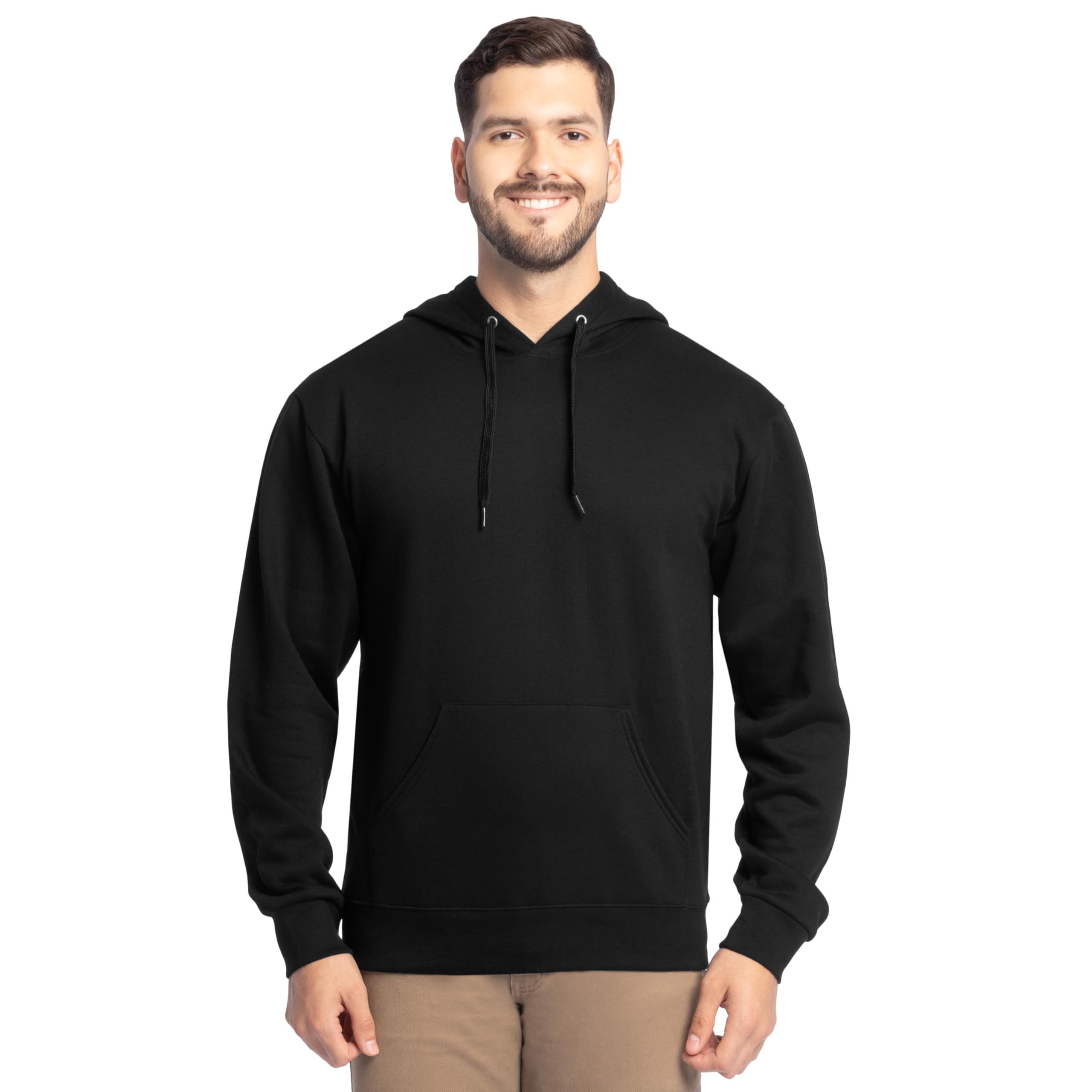 Fruit of the Loom mens Eversoft Fleece Pullover Hooded Sweatshirt, Moisture Wicking & Breathable