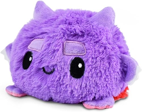 Miniatura 7 de TeeTurtle El ángel reversible original + peluche de diablo  Diseño patentado  Blanco + rojo  Muestra tu estado de ánimo sin decir una palabra. 3.5