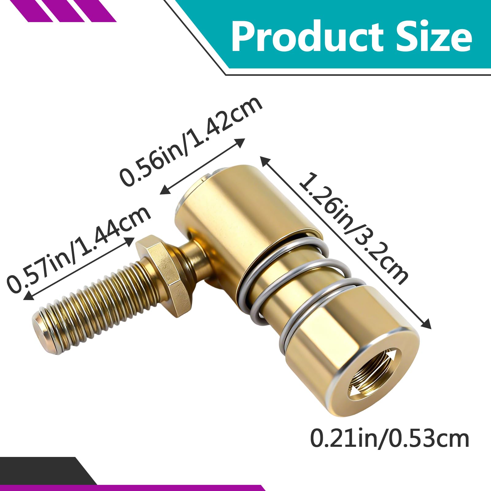Amazon.com: 3 Sets Quick Release Ball Joint 1/4-28 inch Female