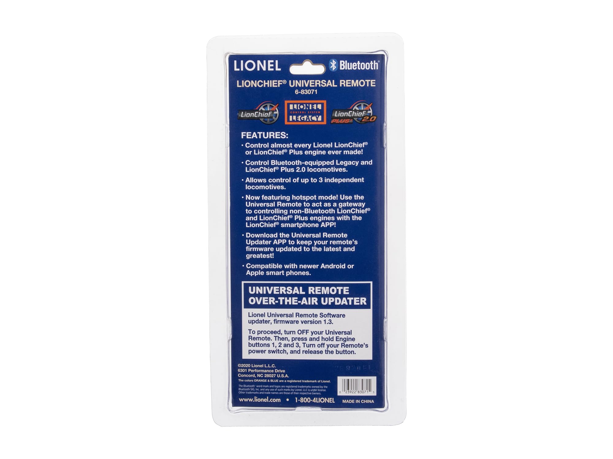 Lionel Universal LC/LC Plus Remote Controller