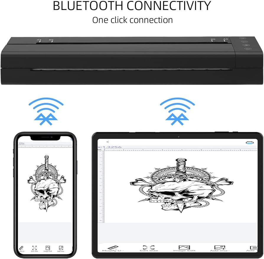 Amazon.com: ATOMUS Tattoo Transfer Stencil Printer 113E Cordless Amazon.com: ATOMUS Tattoo Transfer Stencil Printer 113E Cordless
