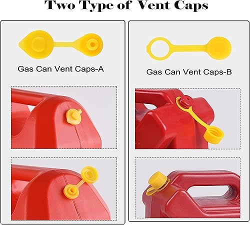 Miniatura 4 de Repuesto de boquilla de gasolina, para reemplazo de latas de gas de 12510 galones, kit de boquilla de lata de gas con boquillas flexibles, junta más