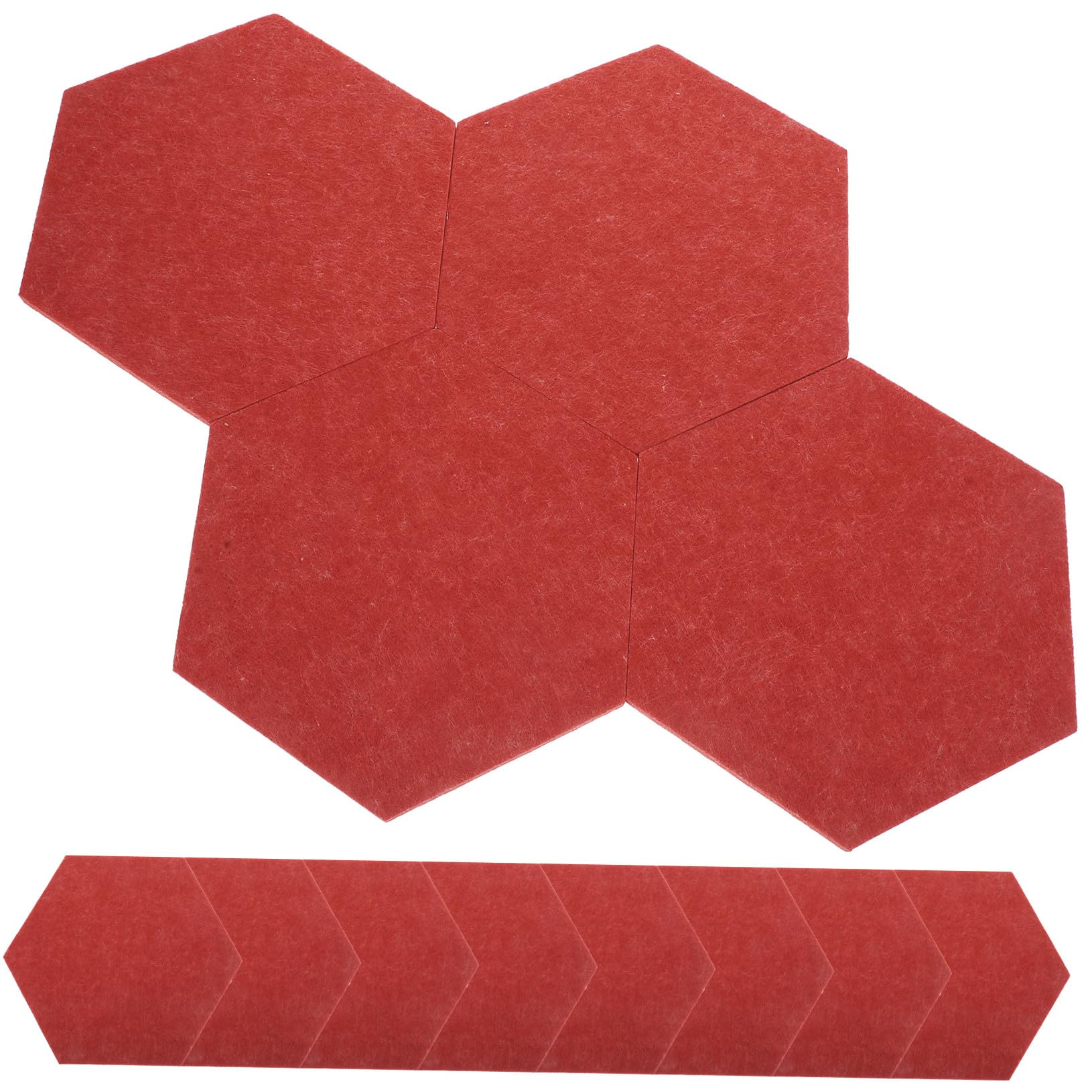 Panneaux hexagonaux feutre Hemobllo : lot de 12 plaques murales pour tableau d'affichage de bureau