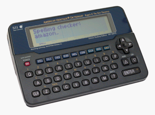 Seiko WP5501R American Hertiage Dictionary with Roget's New Thesaurus & Spell Checker