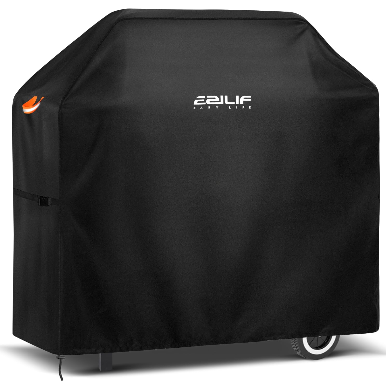 Wetterfest Grille Abdeckung 210D Oxford-Stoff für Brinkmann, Char Broil, Weber und Jenn Air 120x60x120 cm mit Reflexstre