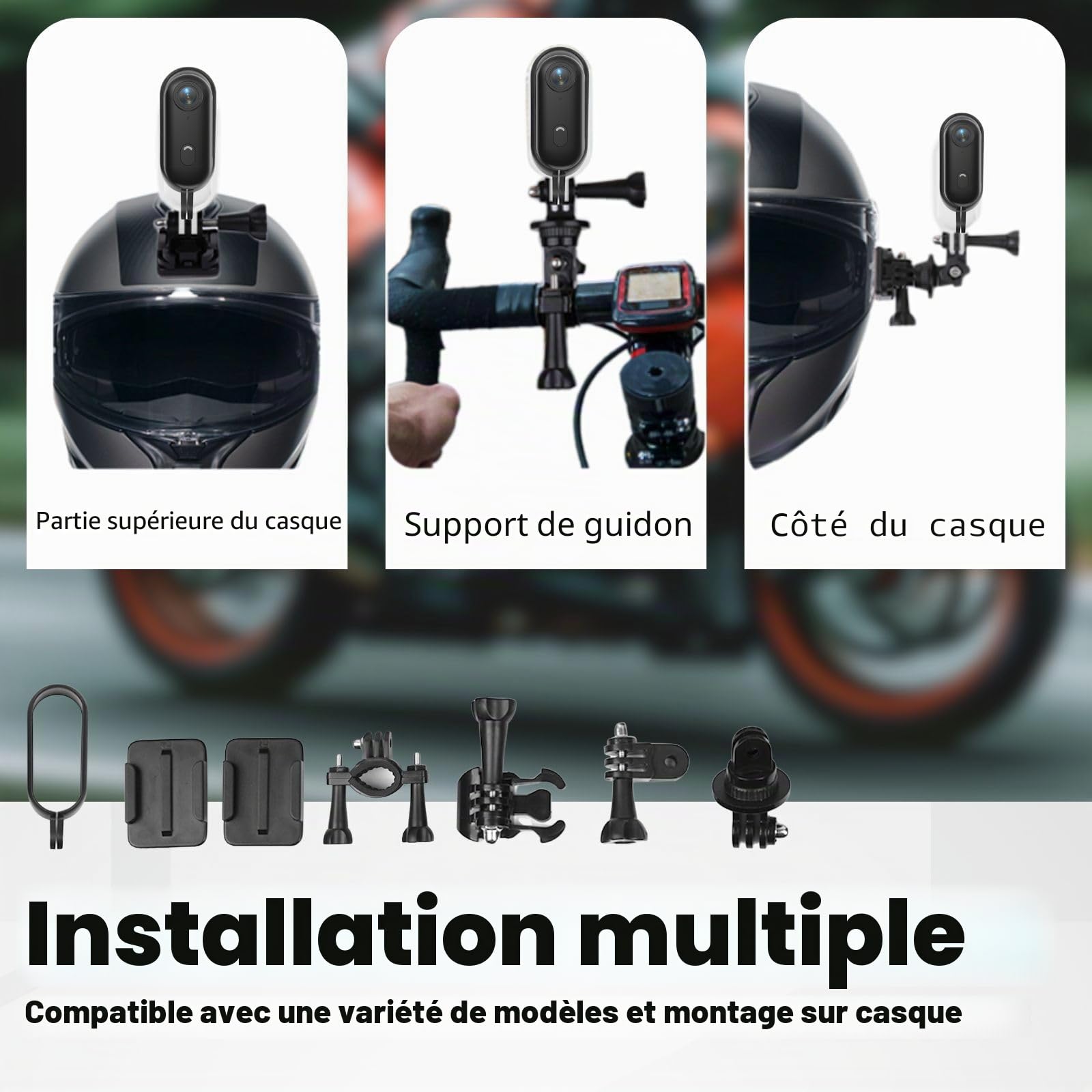 Caméra corporelle 4K POV Pro, caméra Portable avec Clip Rotatif 360° et Clip magnétique, Enregistrement 120 Minutes, idéale pour conférences, Voyages et promenades (128G)