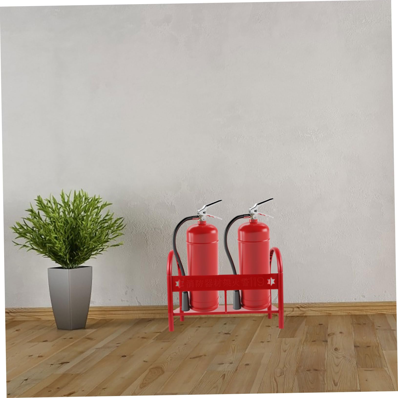 KOMBIUDA Soporte para Extintor de Plástico Resistente para Suelo Base para Extintores Pequeños de Soporte Práctico y Estable para Casa y Oficina