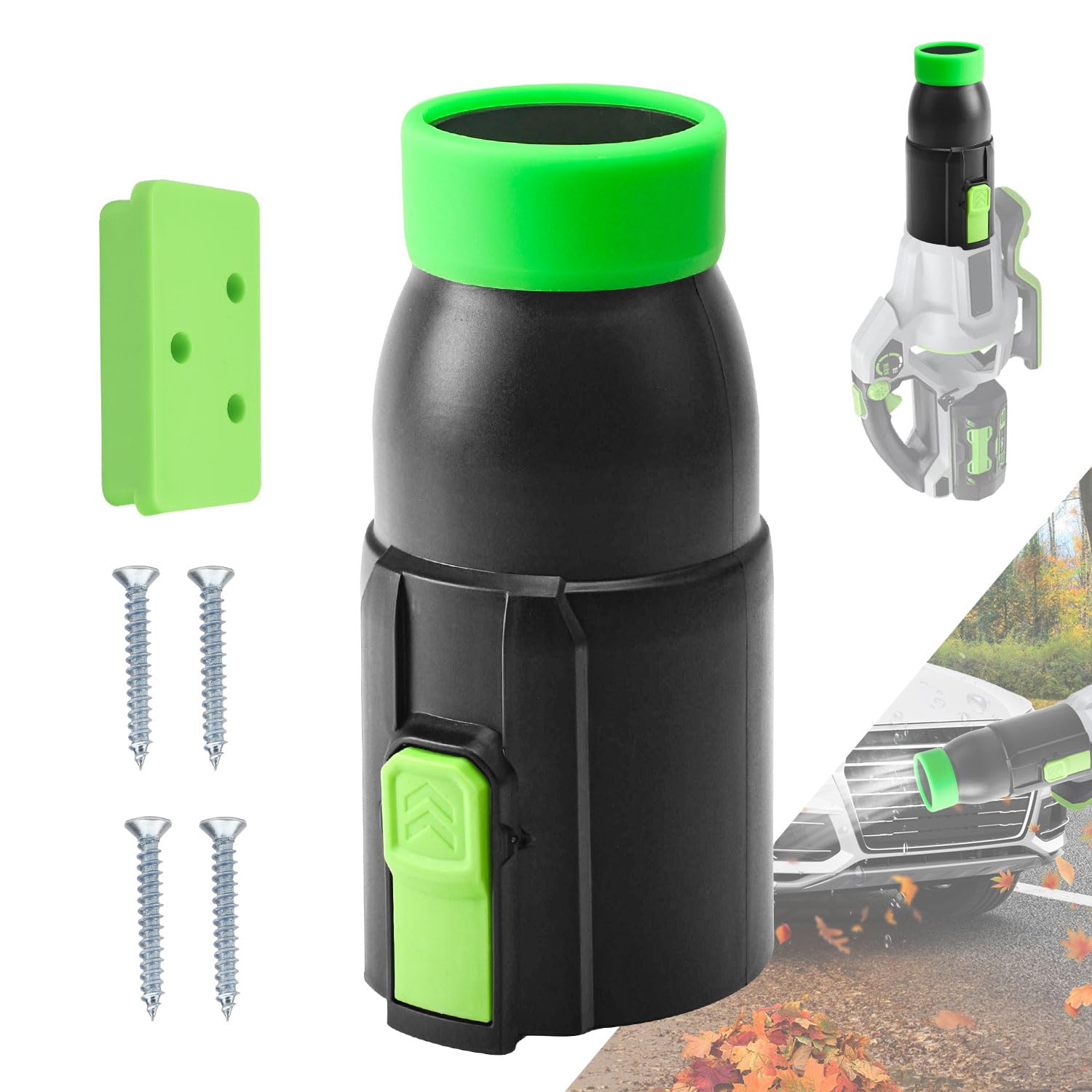 AST2000 - Accesorio de Tubo Corto para soplador de Mano Ego LB5300/LB5750/LB5800/LB6500/LB6510/LB6700/LB7650, Compatible con Boquilla cónica AN7650R y Boquilla de extensión AN7650S, 7.5 Pulgadas de